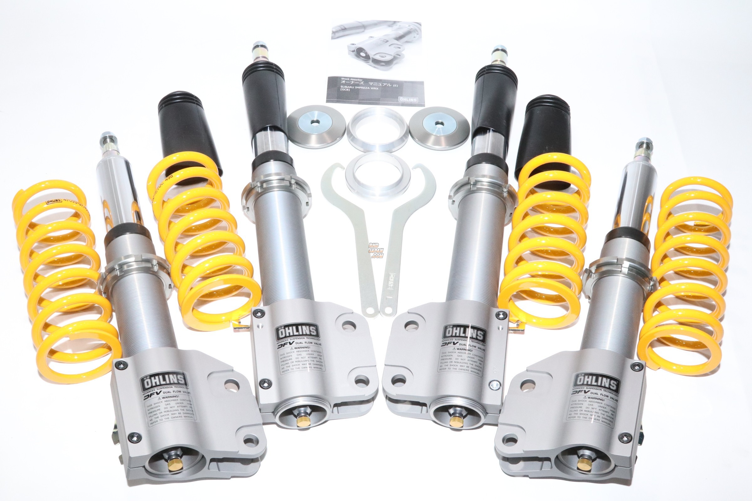 Ohlins Coilover Suspension Complete Kit Type HAL DFV OEM Upper Mounts