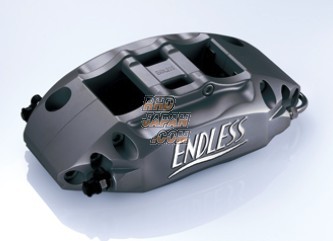Endless Super Micro 6 System Inch Up Brake Caliper Kit Option Racing Alumite Caliper Red Logo Tufram Rotor E-Slit MX72 Pads - NA6CE NA8C NB6C NB8C 
