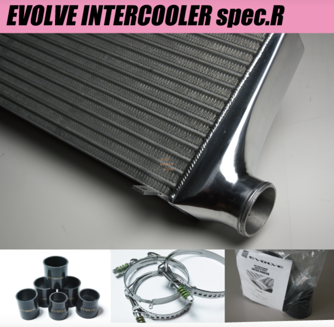 HPI Evolve Intercooler Kit spec.R Black Hose Standard Hose Band Mark