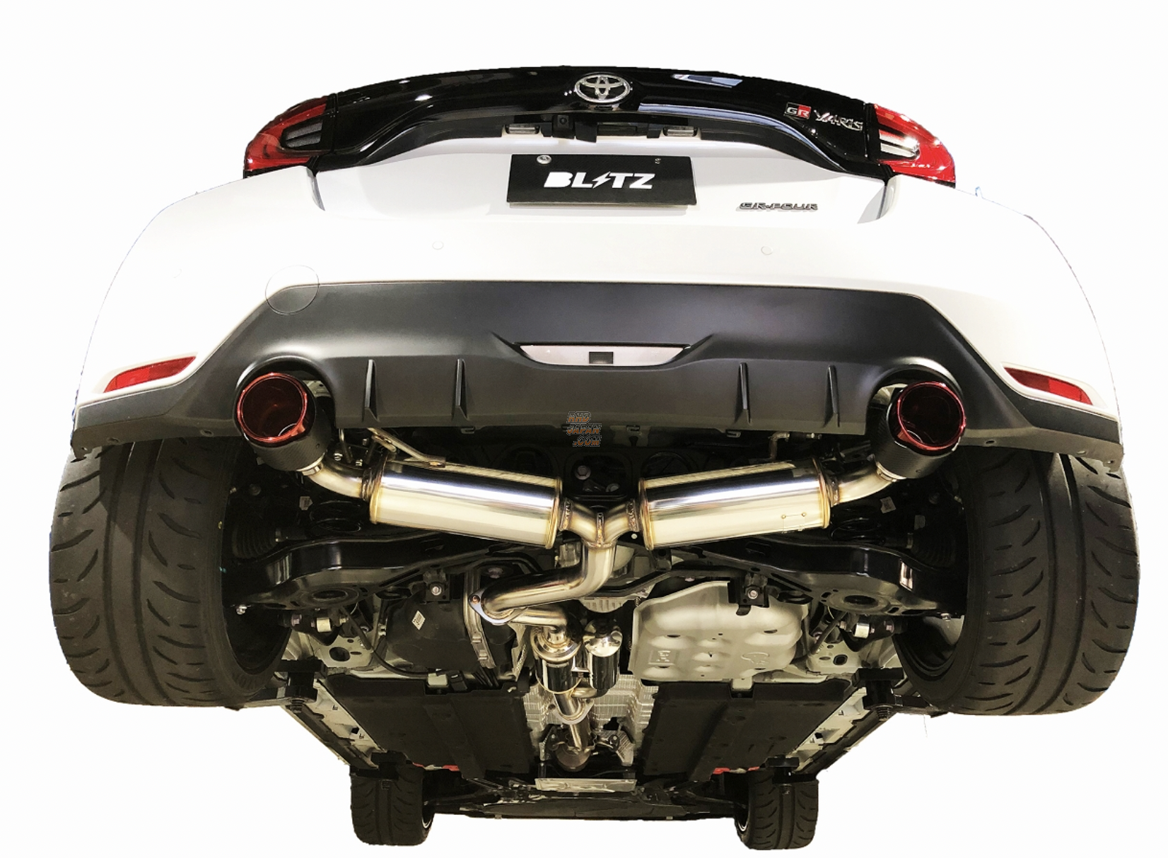 Blitz Nur-Spec Custom Edition Nur-CE Carbon Red Muffler