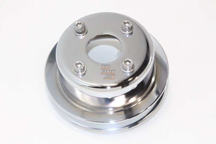 Kameari L-Type Plated Water Pump Pulley L6