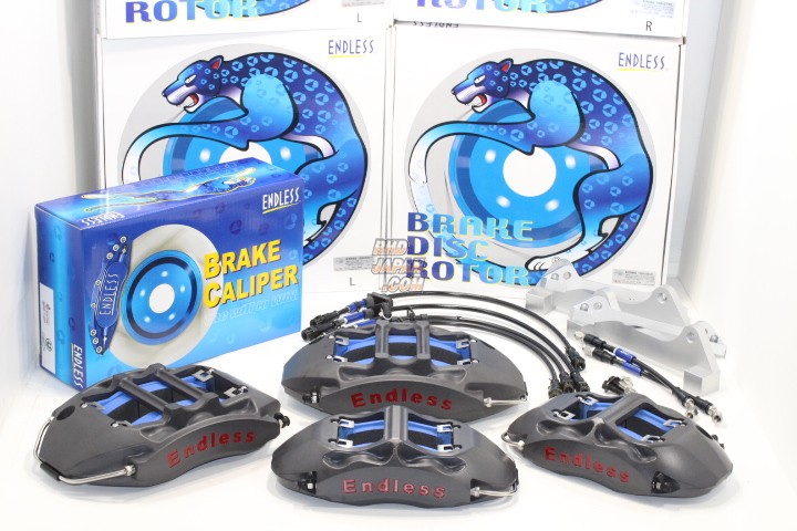 Endless Racing MONO6 Caliper System Inch Up Kit - CZ4A Option W003 Pads