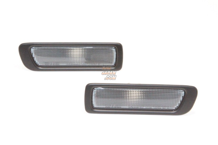 Nismo S-Tune Side Winker/Marker Set - Grey Smoke Type Skyline R33