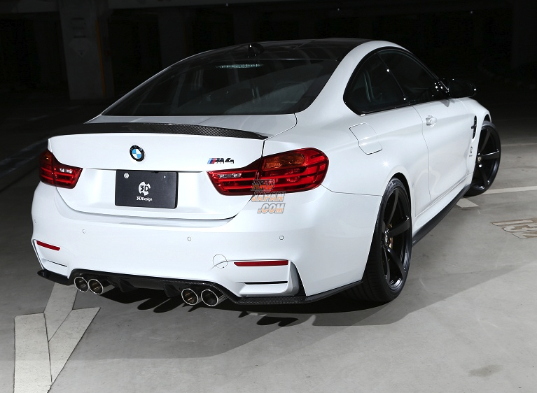 3D Design Trunk Spoiler Dry Carbon Fiber - BMW M4 F82