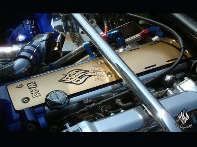 WELD Heat Sink Valve Cover Red - JZX100