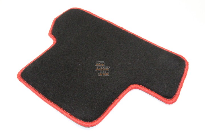 Fujita Engineering FEED Power Floor Mat Set Black Red Border - FD3S