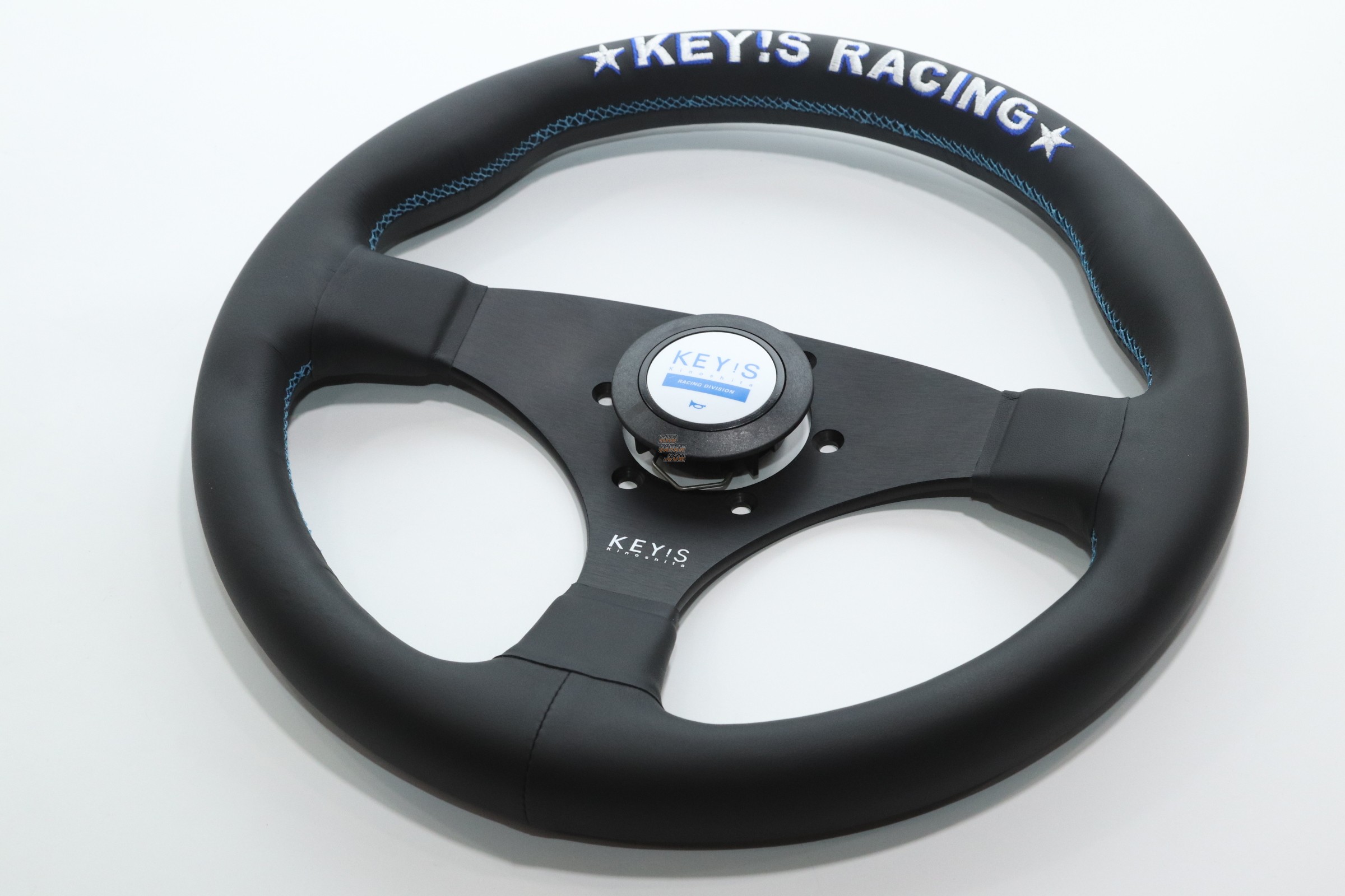 KEY`S Racing Steering Wheel Flat Type - 325mm Leather - RHDJapan