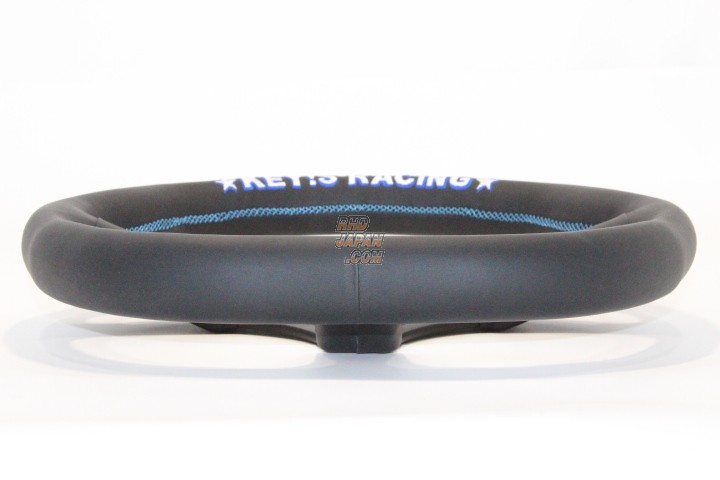 KEY`S Racing Steering Wheel Semi Deep D-Shape Type - Leather