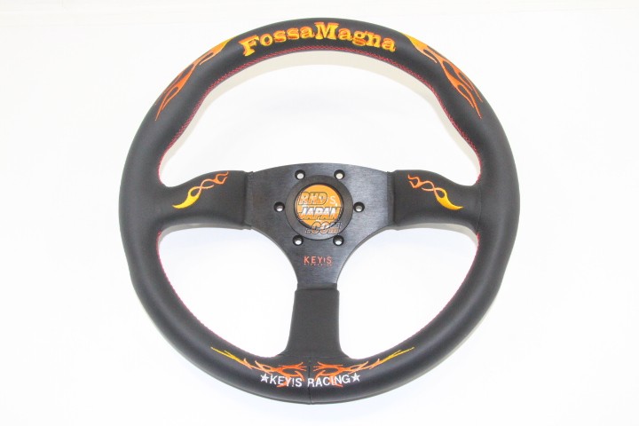 KEY`S Racing Fossa Magna Series Steering Wheel Semi Deep
