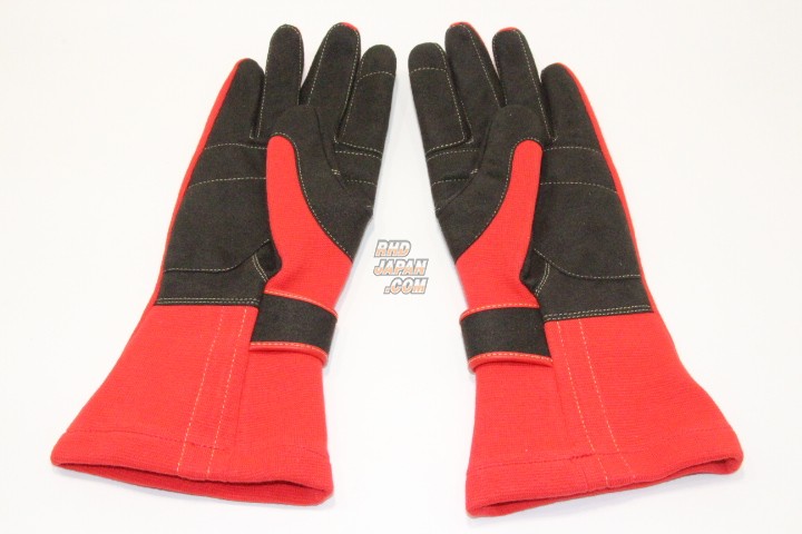 FET Sports 3D Racing Gloves - Red Black Large