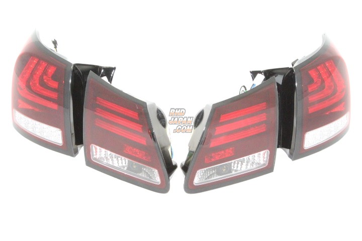 78 Works Fiber Full LED Tail Set Red Clear - GRS191 GRS196 GWS191 UZS190 URS190