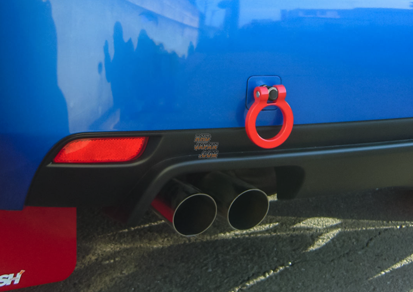 Okuyama Carbing Flipup Rear Towing Hook Silver BRZ ZC6 86 ZN6 GRB GRF GH8 RHDJapan