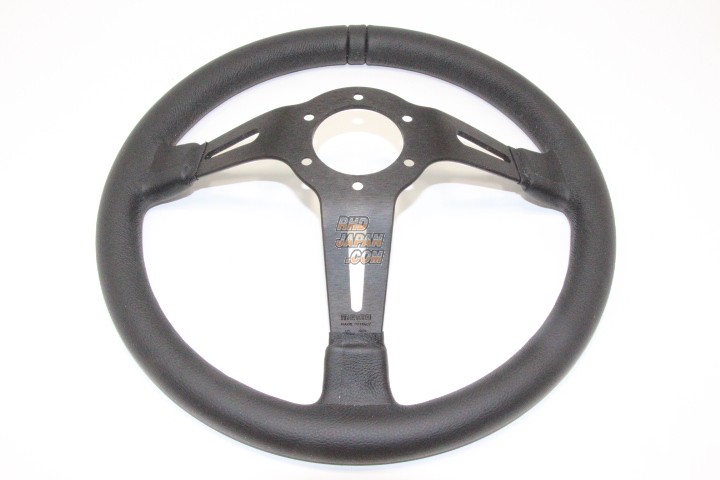 MOMO fullspeed 350mm 14' Genuine Leather Deep Cone 3.5' Sport Steering Wheel