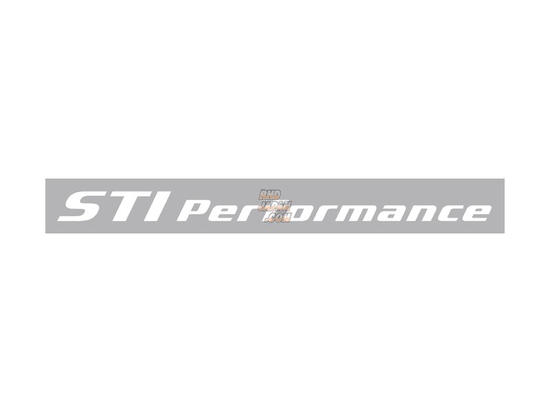 STI STI Performance Sticker - White