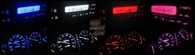 Cyber Stork Micro LED Bulb Gauge Cluster Meter - T10 Sexy Pink