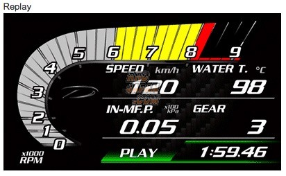 Defi Sports Display F DSDF Multi Meter System - Touch Panel