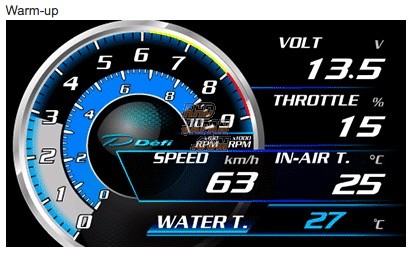 Defi Sports Display F DSDF Multi Meter System - Touch Panel