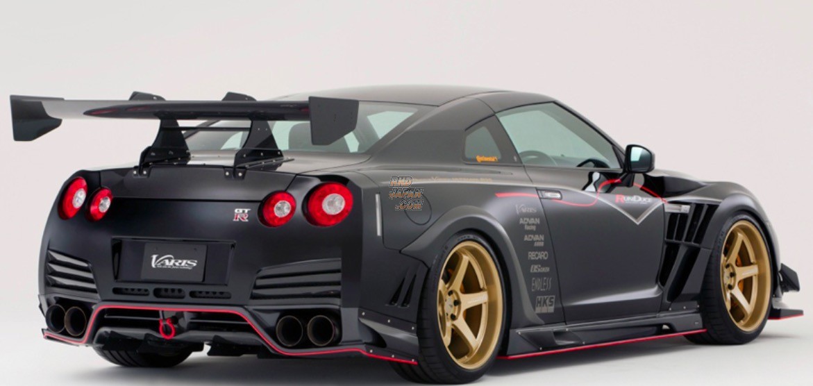 Varis Rear Bumper L/R Louver FRP - GT-R R35 from 2009