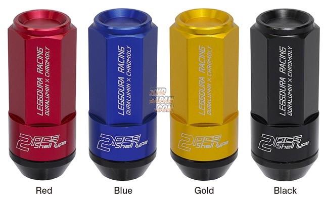 Kyo-Ei Kics Leggdura Racing Shell Type Lock & Lug Nut Set