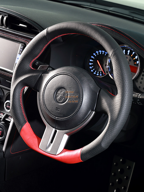 DAMD Sports Steering Wheel Formula Red Stitch SS358-Z - BRZ