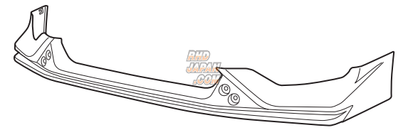 Mugen Front Under Spoiler Sunset Orange II - GK3 GK4 GK5 GP5 GP6 Type S & RS