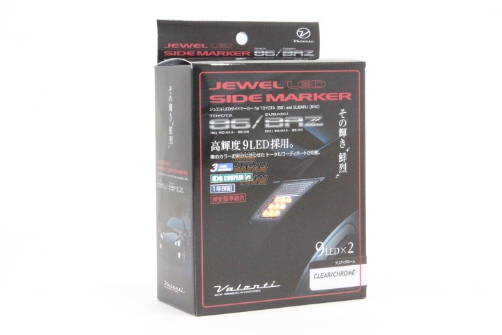 Valenti Jewel LED Side Marker Lamp Clear Chrome - ZC6 ZN6
