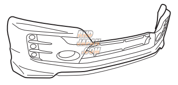 Mugen Front Under Spoiler Unpainted - GE8 GP4 Type RS - RHDJapan