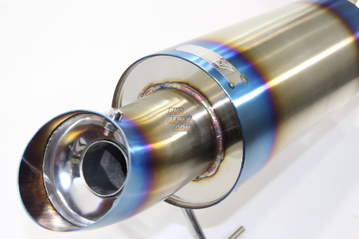 J's Racing R304 SUS Exhaust Muffler Rear Tail 50R - Civic FD1 FD2