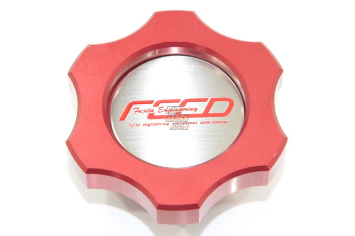Fujita Engineering FEED Oil Filler Cap Red - Mazda M35/M36 X P4.0