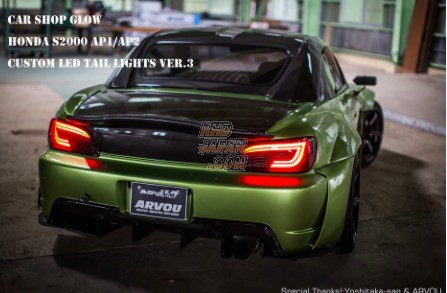 Car Shop GLOW Custom LED Tail Lights Smoked Version 3 - S2000 AP1 AP2