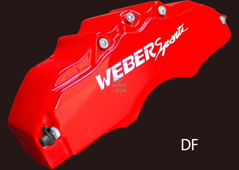 er Sports Brake Caliper Cover Set Front Type DF Red RHDJapan