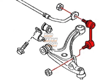 AutoExe Front Adjustable Stabilizer Link - Axela / Mazdaspeed Axela B BK / BL Biante CC Premacy