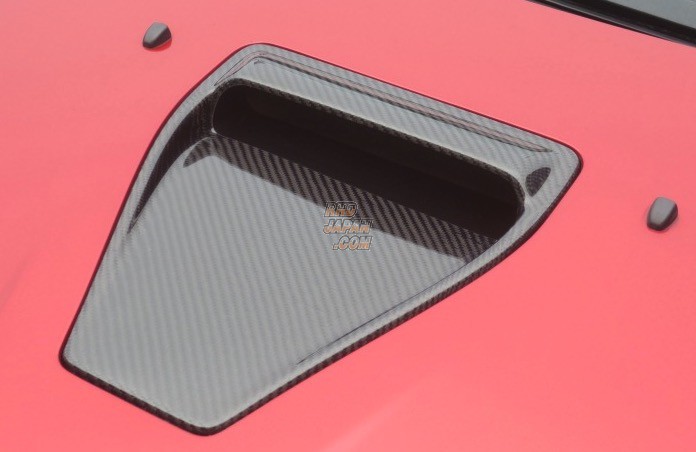 Kansai Service Bonnet Scoop Carbon Fiber - Lancer Evolution X CZ4A