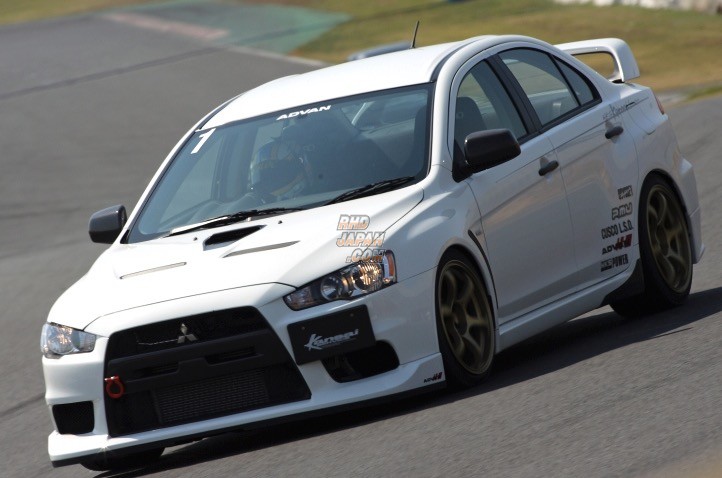 Kansai Service Bonnet Scoop Carbon Fiber - Lancer Evolution X CZ4A