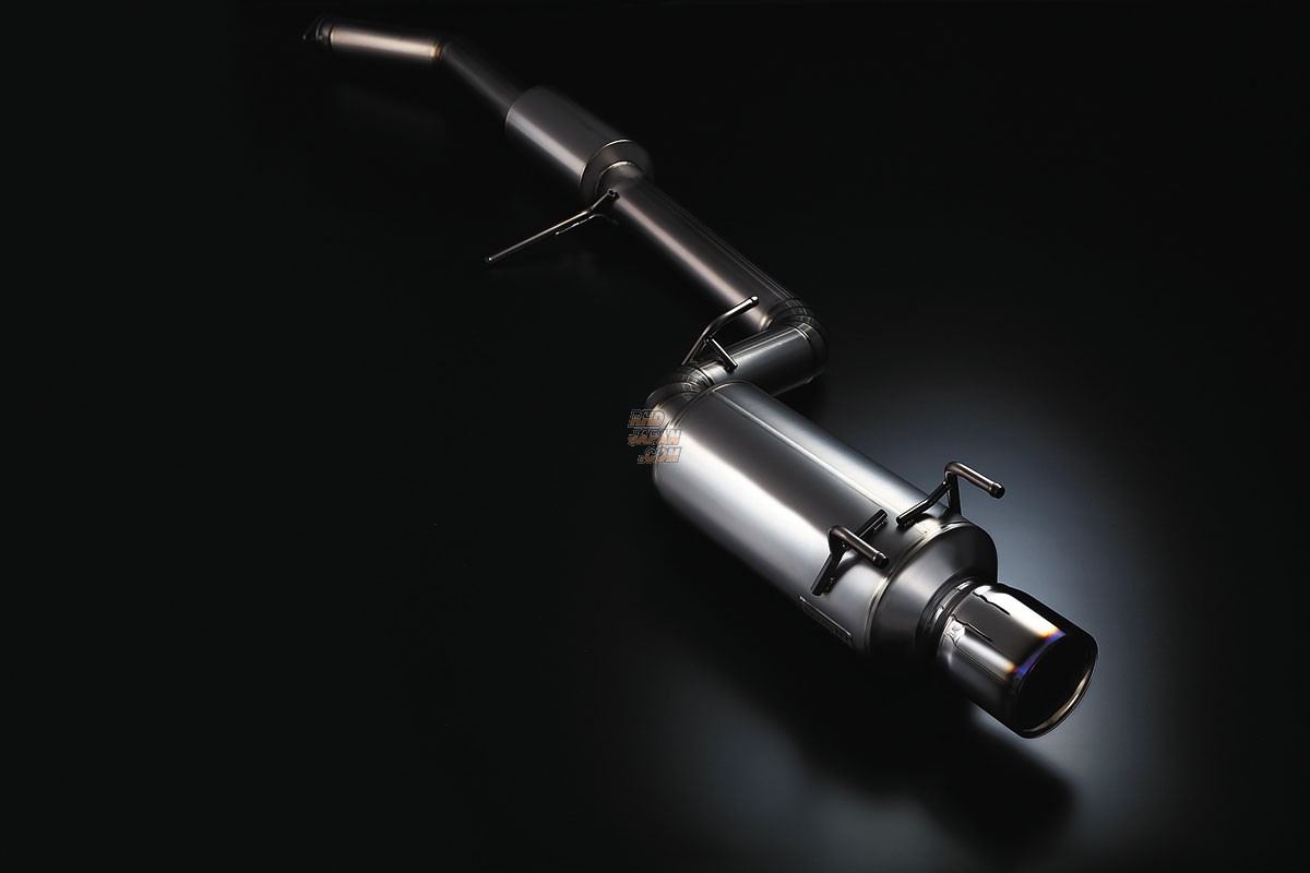 Midori Seibi Center Silent High Power NR II Titanium 80mm Muffler Cut Tip - GT-R BNR34