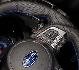 Kenstyle Steering Wheel Leather Blue Stitch - Forester SJ5 SJG BN9 BS9 GP7