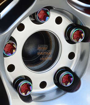 Kyo-Ei KICS Monolith T1/07 Lug Nut Inner Cap Set Red - M14 20P Pack