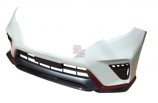 Aero Workz 3pc Front Lip Spoiler Carbon Fiber - E12 Nismo