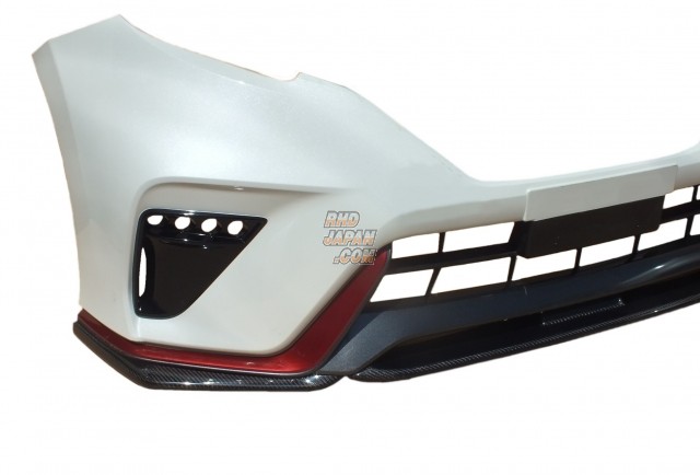 Aero Workz 3pc Front Lip Spoiler Carbon Fiber - E12 Nismo