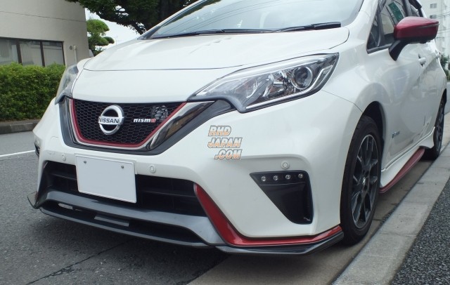 Aero Workz 3pc Front Lip Spoiler Carbon Fiber - E12 Nismo