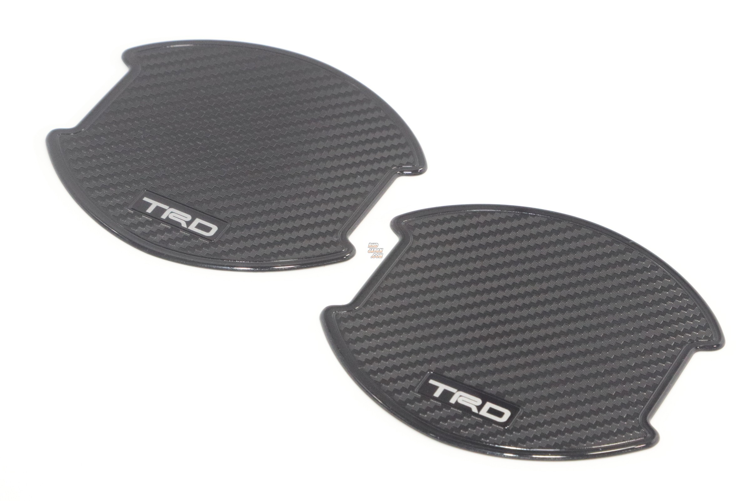 TRD Door Handle Protector Set - Black Carbon Pattern Small