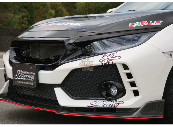 J's Racing Type R Front Sport Grille FRP - Civic Type-R FK8