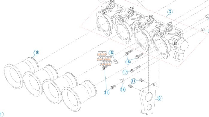 Toda Racing Sports Injection Kit Replacement Acceleration Wire Stay - S2000 AP1 AP2 DC2 DB8 EF# EG# EK# DA#  