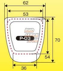 Juran Racing High Lift Pedal Cover P-03 - DC2 DC5 EG6 EK4 EK9 EF# EG# GA# EK# AS# AT#