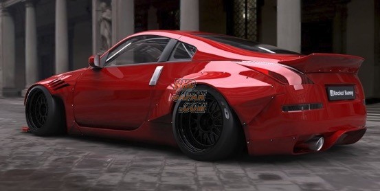 T.R.A.- KYOTO Rocket Bunny Duck Tail Rear Wing - Z33