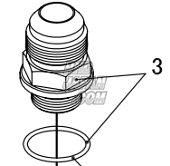 Trust GReddy Oil Cooler Repair Parts - Side Union AN8 M18xP1.5