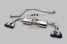 TOM'S Barrel Muffler Exhaust System Titanium Tail - C-HR ZYX10 TRD Rear Bumper