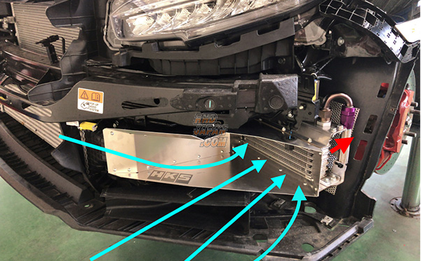 HKS Oil Cooler Kit S Type - Civic Type-R FK8