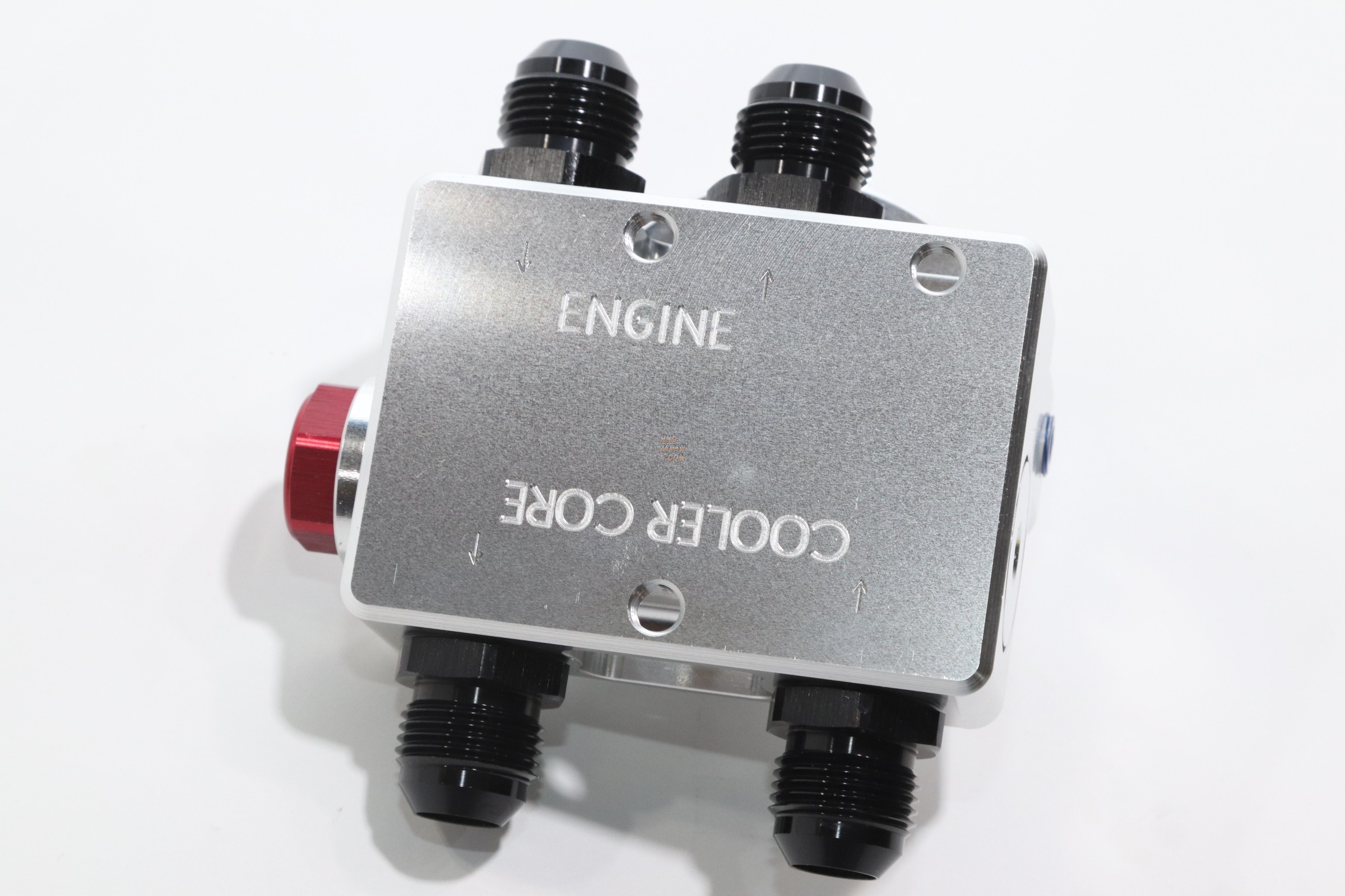 Kinokuni Oil Thermo Block Oil Filter Relocation with Sensor Adapter - UNF3/4-16 Center Bolt AN10 Fittings