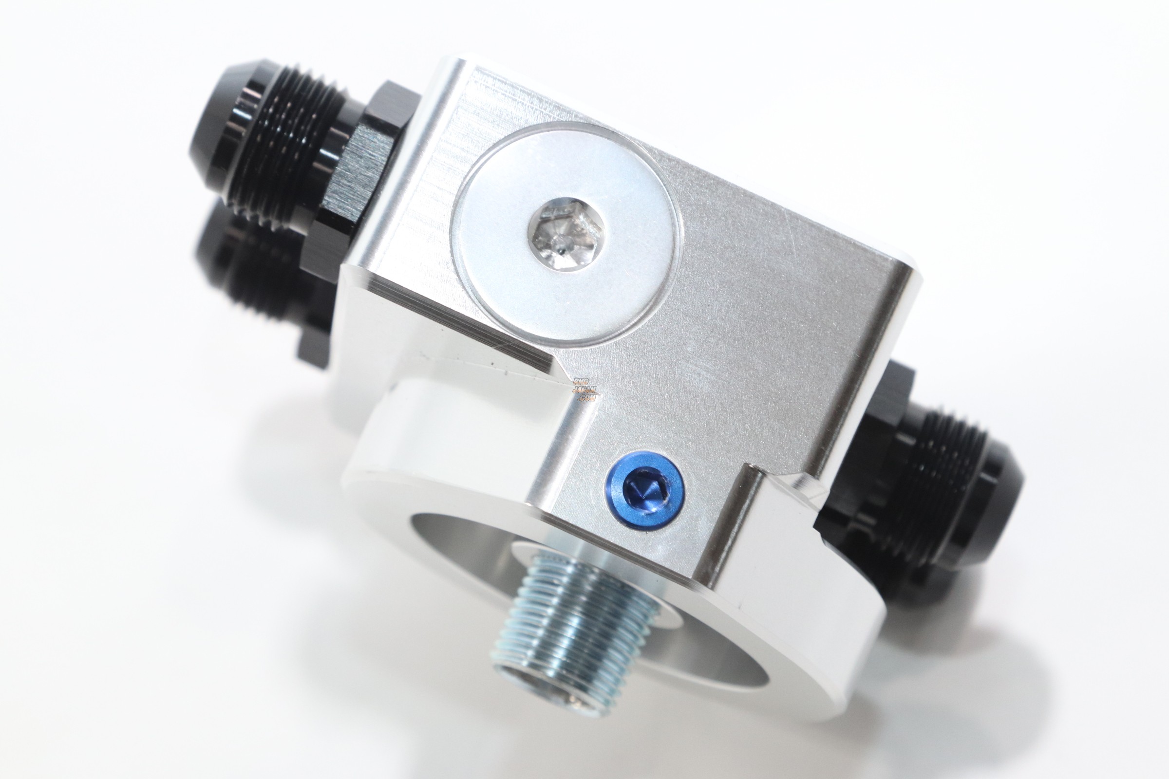 Kinokuni Oil Thermo Block Oil Filter Relocation with Sensor Adapter - UNF3/4-16 Center Bolt AN10 Fittings